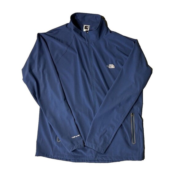 The North Face Apex Soft Shell Jacket Men’s XL Blue Windproof Outdoor Hiking - Picture 1 of 9